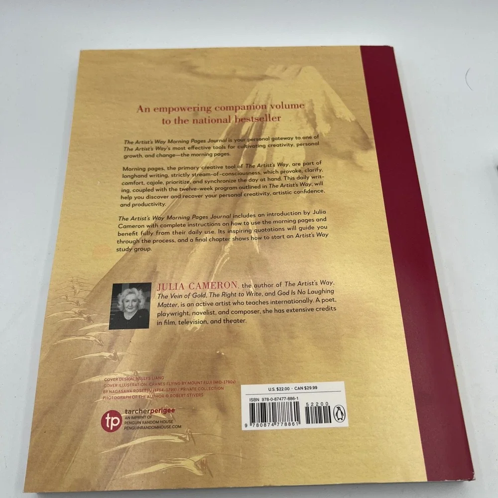The Artist's Way Morning Pages Journal Julia Cameron Paperback TarcherPerigee